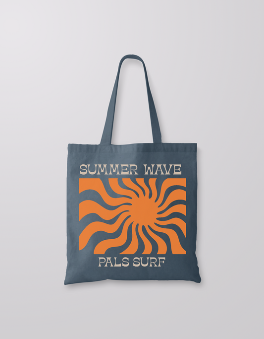 Pals Tote Bag Summer Wave