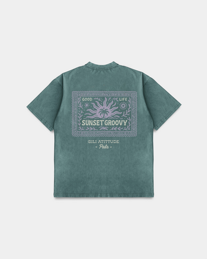 Pals Men - Tshirt Sunset Stamp