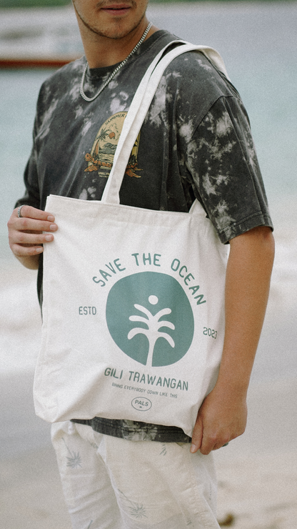 Pals Tote Bag Save The Ocean